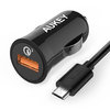 Aukey CC-T10 (19.5W) QC3.0 USB Fast Car Charger for Phone / Tablet